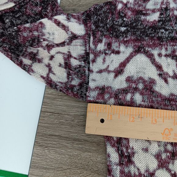 Front of Closet Sweater Womens 2X Abstract Print Pullover Lightweight Top - Picture 6 of 10